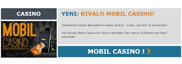 Rivalo mobil casino